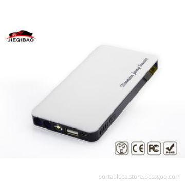 Portable motorcycle pocket power jump starter , rechargeabl